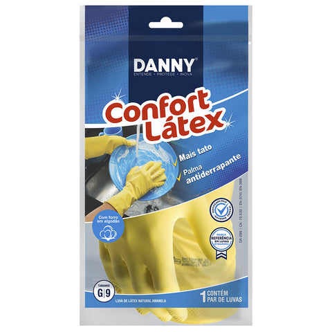 LUVAS DANNY COMFORT LATEX C/1 PAR GDE