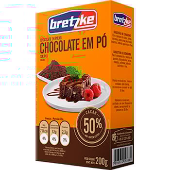 CHOCOLATE PO BRETZKE 50% CACAU 200g