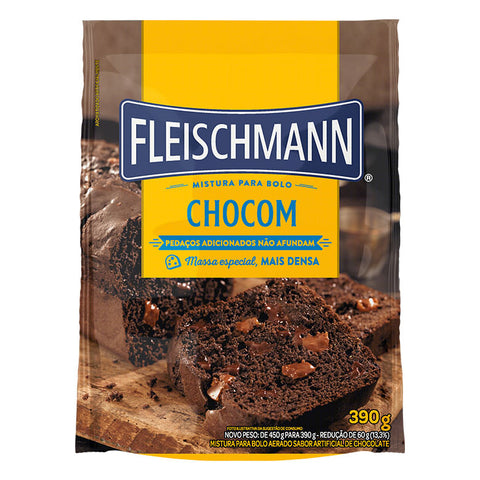 MISTURA PARA BOLO FLEISCHMANN CHOCOM 390g