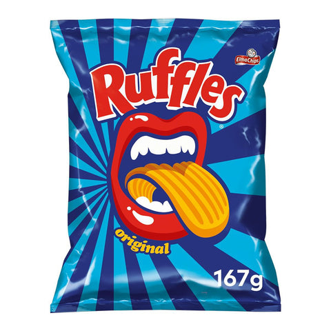 BATATA ELMA CHIPS RUFFLES 167G ORIGINAL