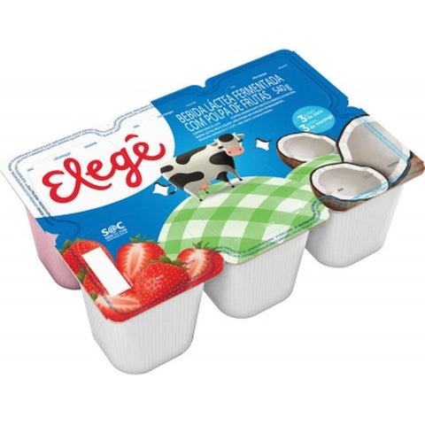 IOGURTE ELEGE MORANGO COCO 540g