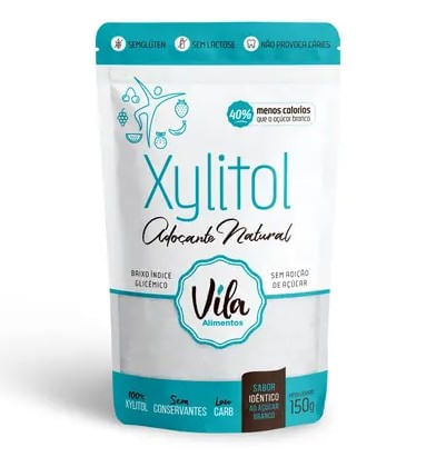 ADOCANTE VILA ALIMENTOS XYLITOL SH 150G