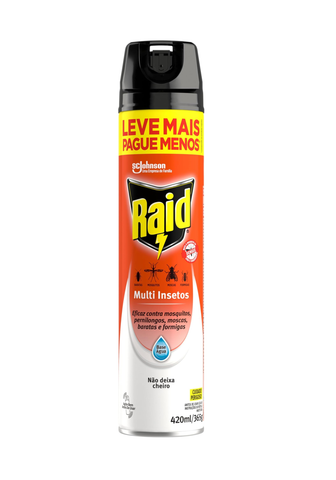 INSETICIDA RAID AERO 420ML M INSETOS AGUA