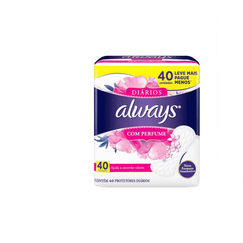 ABSORVENTE ALWAYS PROTECAO C/PERF LV MAIS PG MENOS C/40