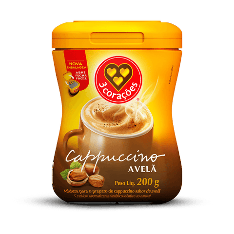 CAPPUCCINO 3 CORACOES AVELA 200g