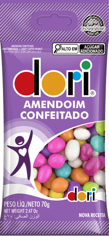 AMENDOIM DORI CONFEITADO 70G