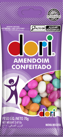 AMENDOIM DORI CONFEITADO 70G