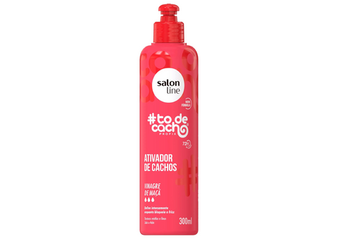 ATIVADOR CACHOS SALON LINE 300ML SOS VINAG MACA
