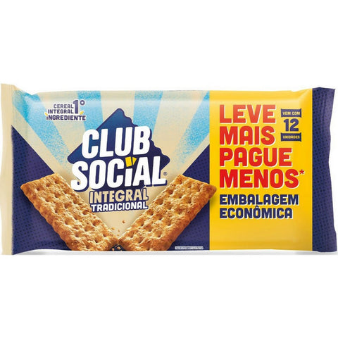 BISCOITO CLUB SOCIAL 288g INTEGRAL