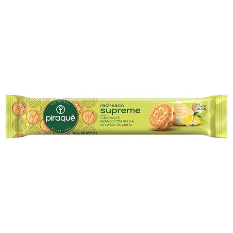 BISCOITO PIRAQUE RECH SUPREME CHOC BCO GELEIA LIMAO 80