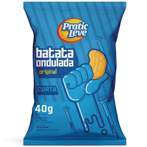BATATA PRATIC LEVE ONDULADA 40G NATURAL