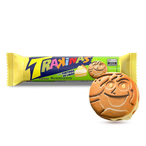 BISCOITO TRAKINAS RECH TORTINHA LIMAO 126g