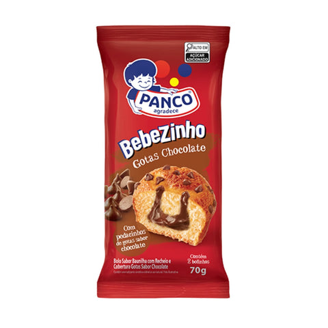 BOLO PANCO BEBEZINHO GOTAS CHOCOLATE 70G