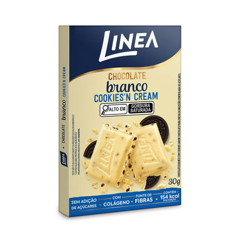 CHOCOLATE LINEA ZERO BRANCO COOKIES 30g