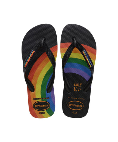 HAVAIANAS TOP PRIDE PRETO/PRETO 37/38