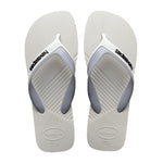 HAVAIANAS DUAL BRANCO/CINZA GELO 43/44
