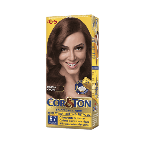 TINTA COR E TON 6.7 CHOCOLATE