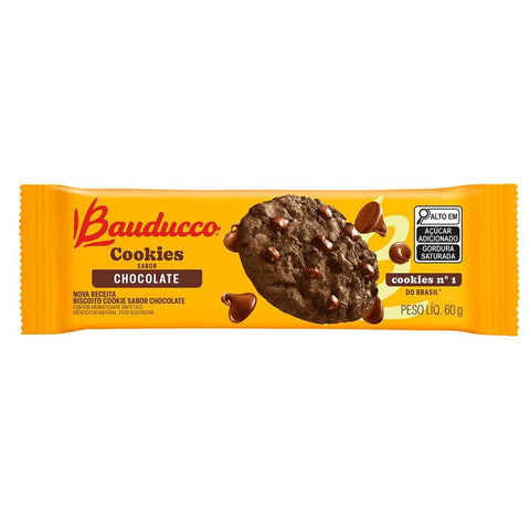 BISCOITO BAUDUCCO COOKIES 60G CHOCOLATE