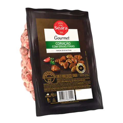 CORACAO FRANGO SEARA GOURMET 800G ERVAS FINAS