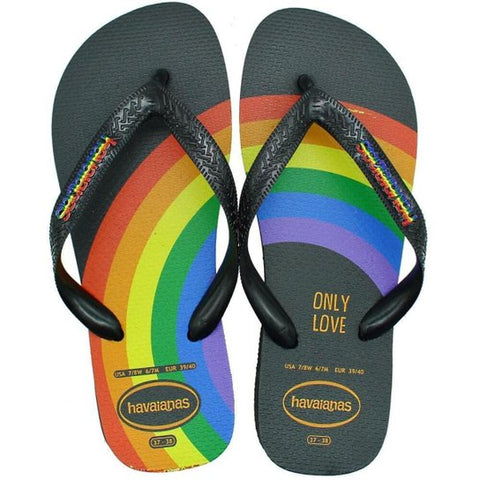 HAVAIANAS TOP PRIDE PRETO/PRETO 41/42