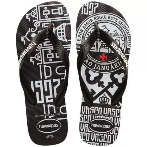HAVAIANAS TOP TIMES VASCO PRETO 37/38
