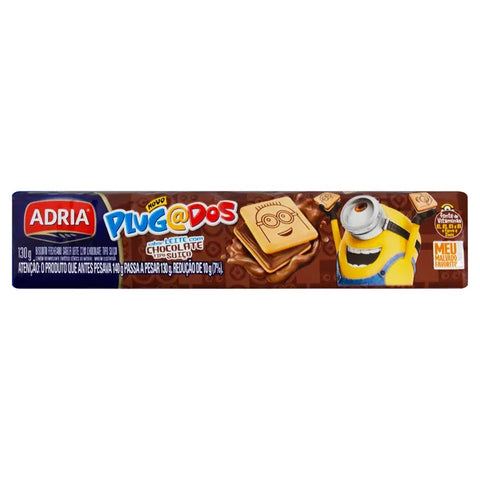 BISCOITO ADRIA PLUGADOS LEITE 130g