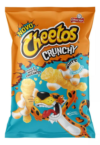 BISCOITO ELMA CHIPS CHEETOS CRUNCHY WHITE CHEDDAR 78g