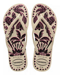 HAVAIANAS SLIM TUCANO BEGE PALHA 37/38