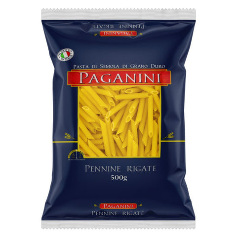 MACARRÃO PAGANINI SEMOLA PENNINE RIGATE 500g