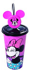 COPO PLASTICO PLASUTIL MINNIE C/TAMPA 500ml
