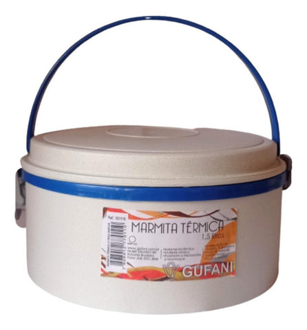 MARMITA TERMICA GUFANI C/TAMPA TRAVA ALCA 1,5L