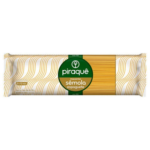 MACARRAO PIRAQUE SEMOLA ESPAGUETE 750g