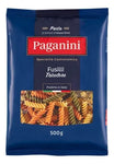 MACARRÃO PAGANINI SEMOLA FUSILLI TRICOLOR 500g