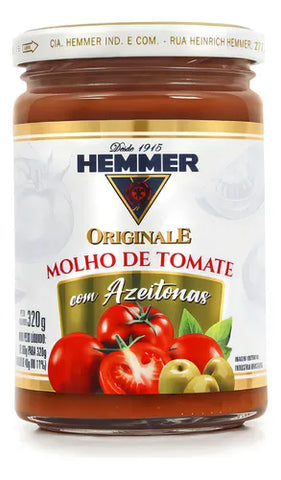 MOLHO TOMATE HEMMER ORIGINALE AZEITONA VD 320g