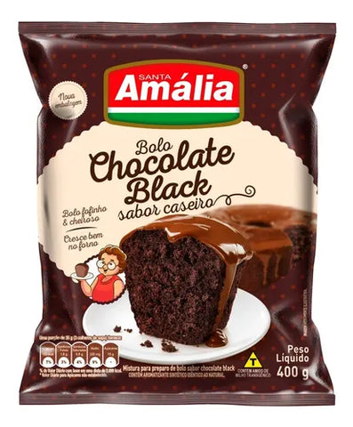 MISTURA BOLO STA AMALIA CHOCOLATE BLACK 400G