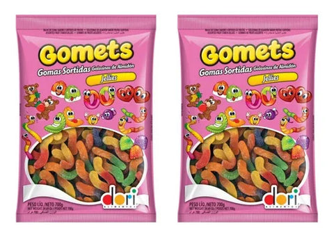 BALA KIDOCURA MINHOCAS FRUTAS SORTI