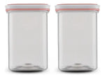 POTE PLAST BANDEIRANTE HERMET 750ML ROSA QUADRADO