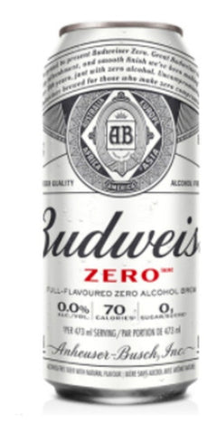 CERVEJA BUDWEISER 0,0% ALCOOL 350ml