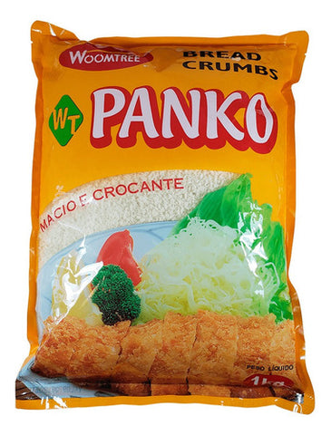 FARINHA BREAD CRUMBS WOOMTREE PANKO P/EMPANAR 1kg