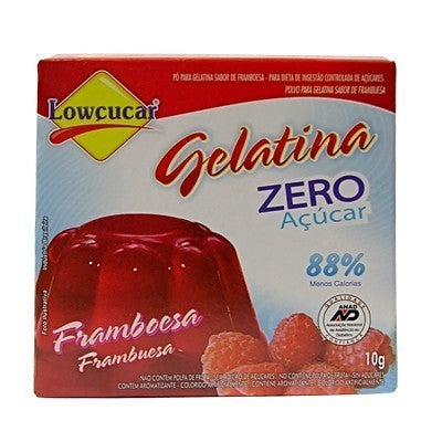 GELATINA LOWCUCAR DIET 10G FRAMBOESA