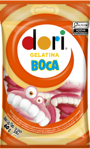BALA DORI GELATINA BOCA 60g