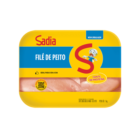 FILE PEITO FRANGO SADIA BANDEIJA 1kg