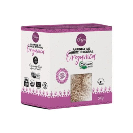 FARINHA ARROZ ORGAN INTEGRAL ORGANICO 500g