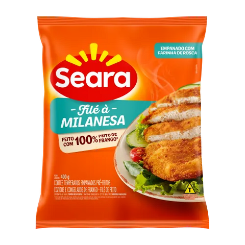 FILE DE FRANGO SEARA A MILANESA 400g