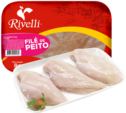 FILE PEITO FRANGO RIVELLI 1KG