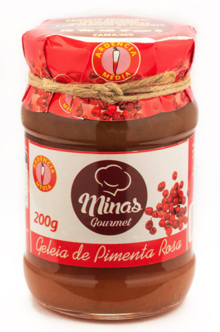 GELEIA MINAS GOURMET PIMENTA ROSA 200g