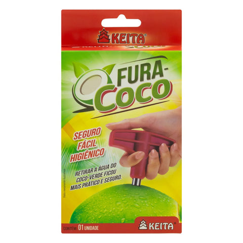 FURADOR DE COCO KEITA INOX