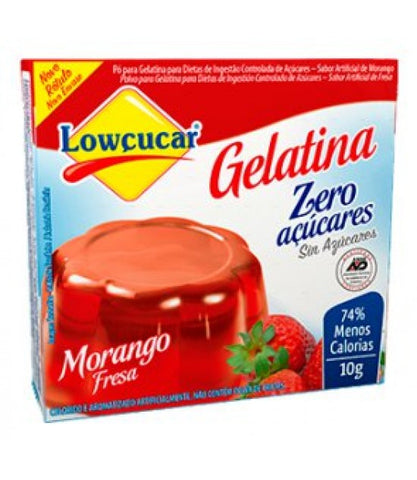 GELATINA LOWCUCAR DIET STEVIA 10G MORANGO