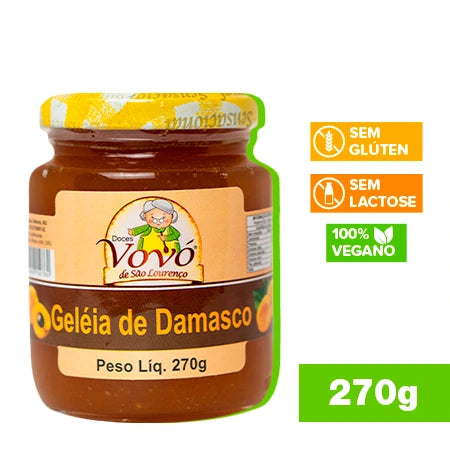 GELEIA DOCE DA VOVO DAMASCO 270g