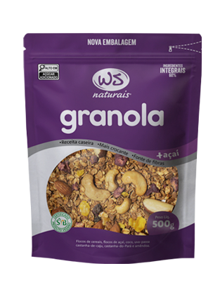 GRANOLA WS NATURAIS ACAI 500g